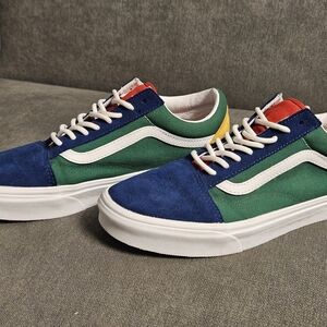 Vans Old Skool – Men’s Size 9 – Rare Multi-Color Suede/Canvas